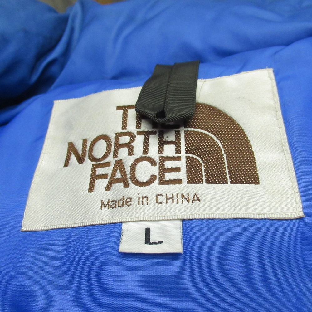North Face Down Jacket Men Large Blue Puffer Wind… - image 8